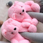 Colorful Teddy Slippers - Kia Day Design