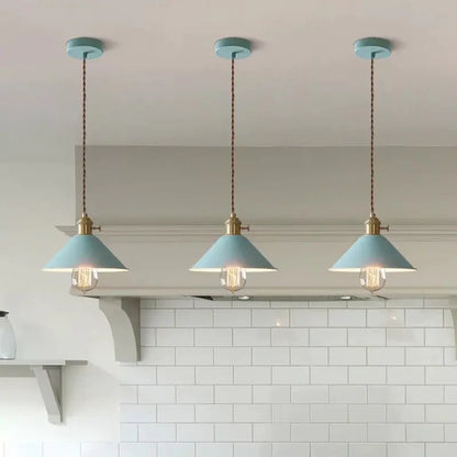 Colorful Cone Pendant Lights