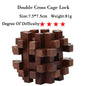3D Wooden Brain Teaser Game - Kia Day Design