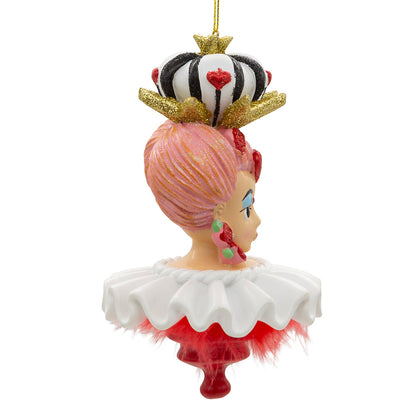 Alice In Wonderland Hat Ornament - Queen of Hearts - - Christmas >> Ornaments >> Licensed