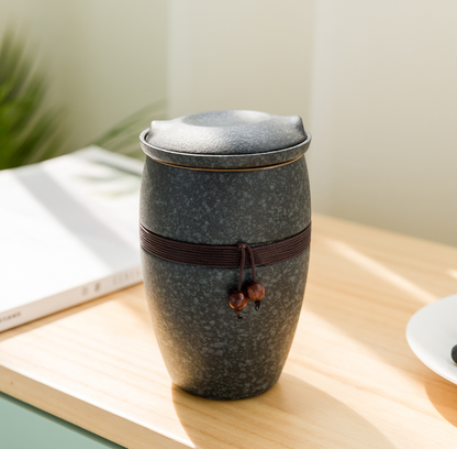 Porcelain Kung Fu Tea Cup with Filter - - Mug