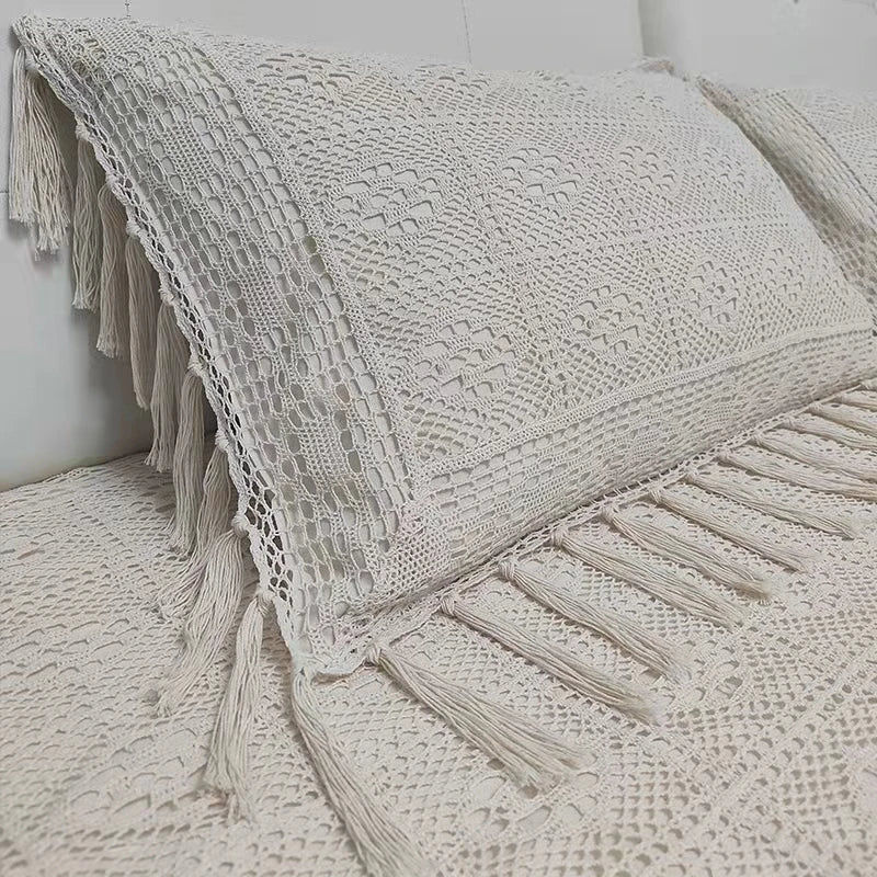 Bedding Bedspreads Embroidery Bedspread Set