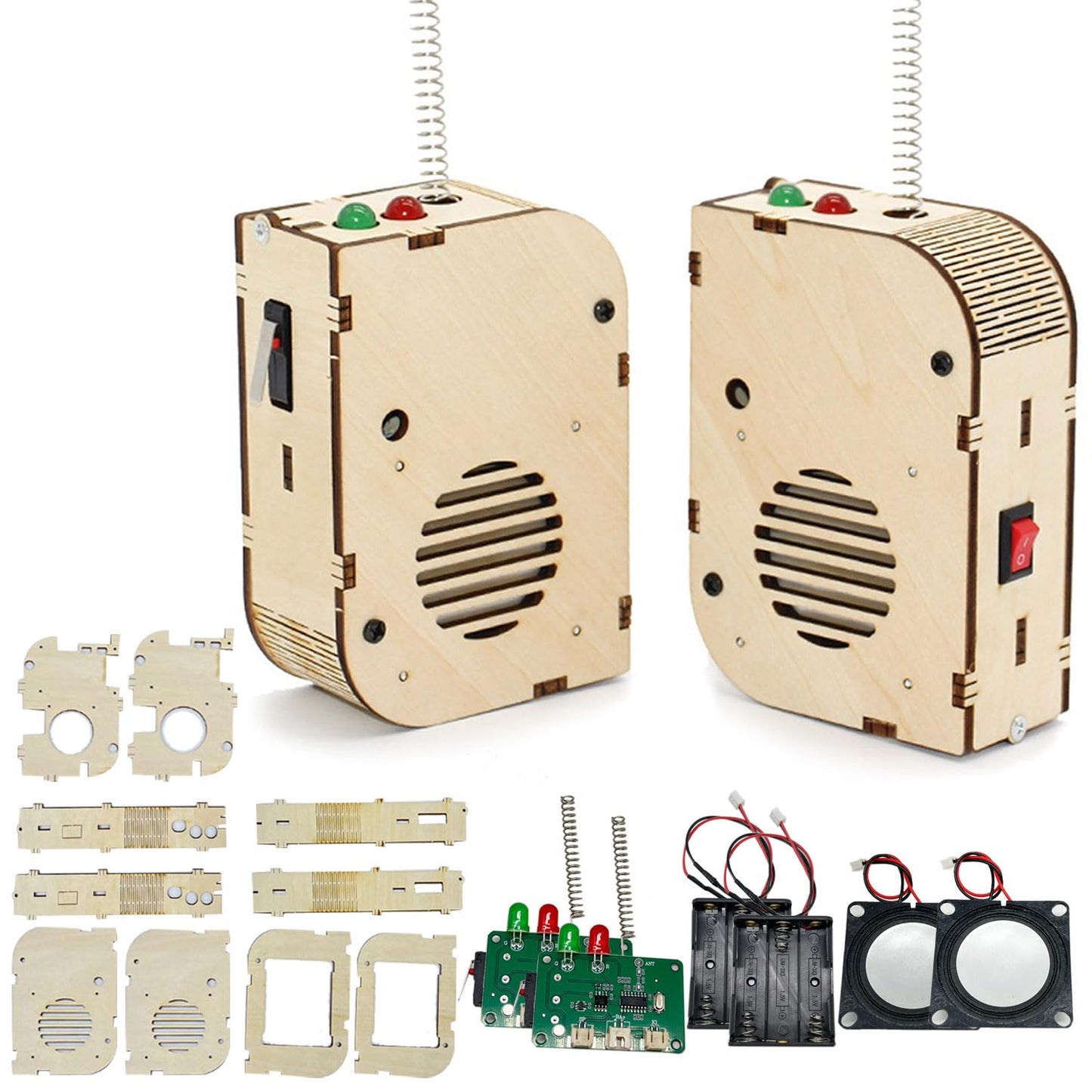 DIY Walkie Talkie STEM Kit for Kids 8-14 - - walkie talkie