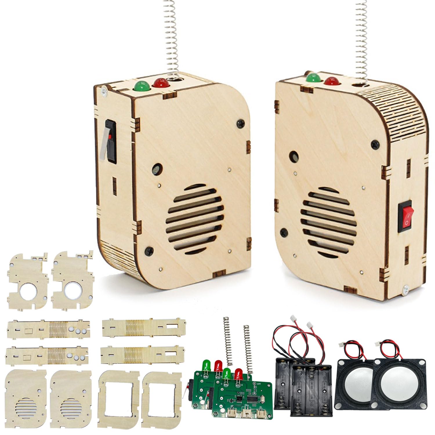 DIY Walkie Talkie STEM Kit for Kids 8-14 - - walkie talkie