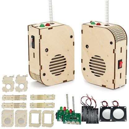 DIY Walkie Talkie STEM Kit for Kids 8-14 - - walkie talkie