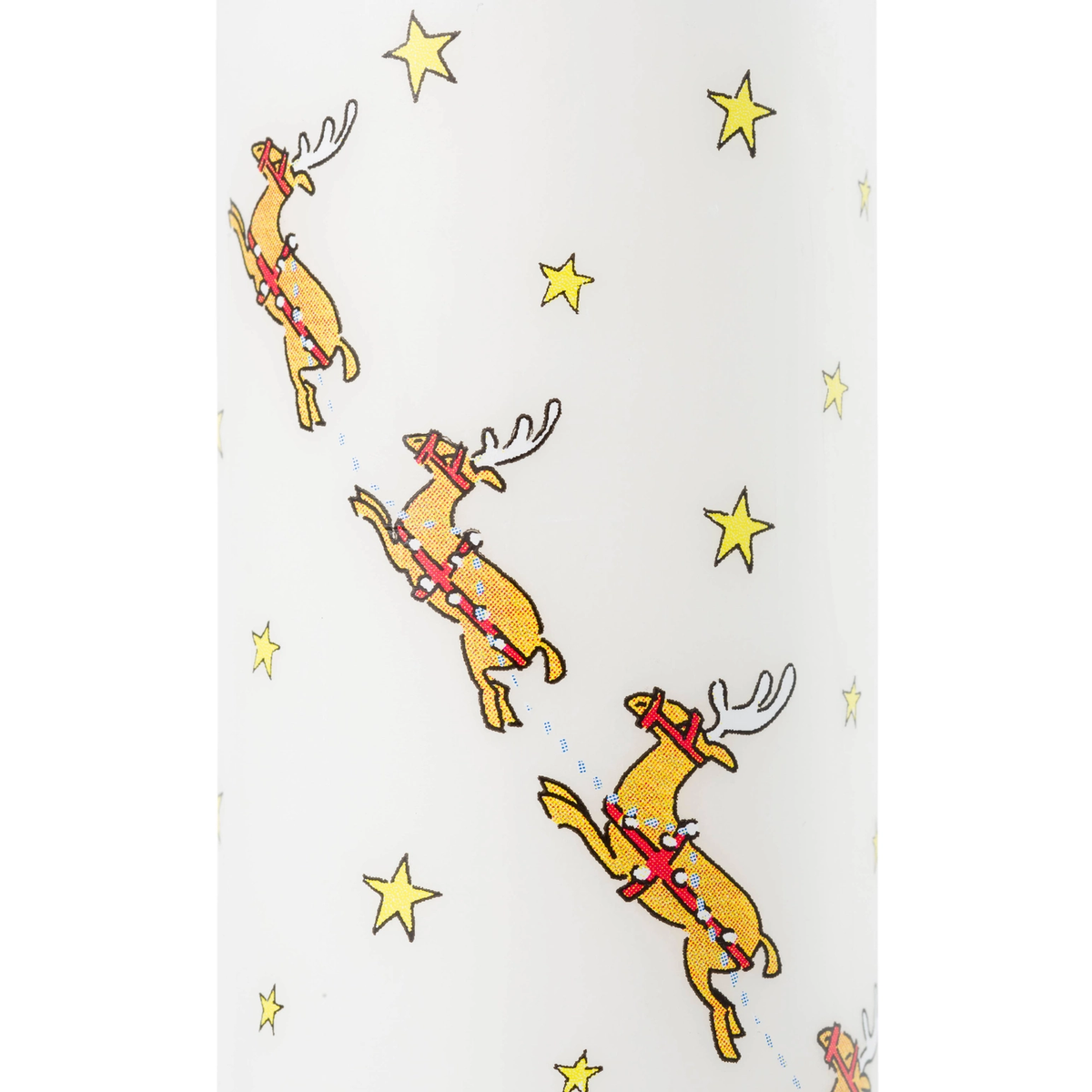 Santa's Sleigh Advent Large Pillar Candle - - Home & Living >> Candles >> Pillar