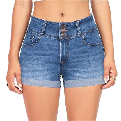 Low Waisted Denim Pants Shorts