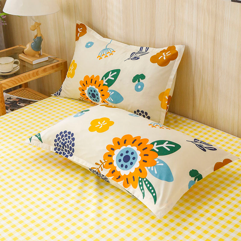 Flower Design Polyester Duvet Set Bedding Set Duvet Cover Comforter Cover Set