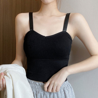 Chic Summer Sling Top for Women - Black M - cami top