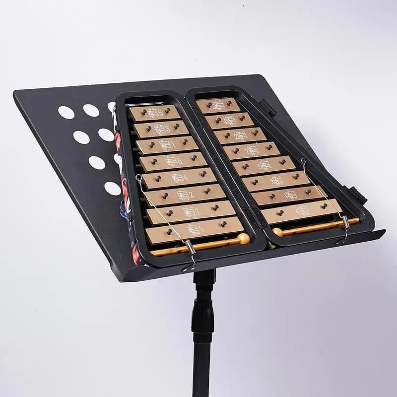 Kids Glockenspiel Xylophone With 16 Metal Keys Kids Musical Instruments