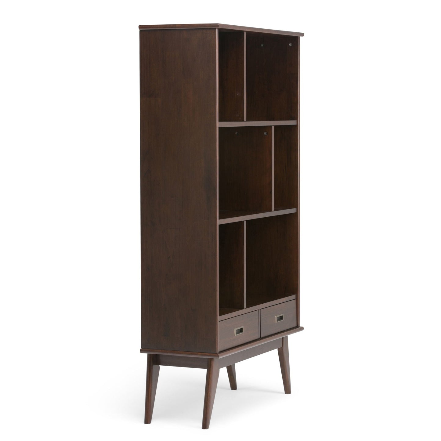 Draper - Mid Century Wide Bookcase And Storage Unit- Unique Piece Furniture- {{Product type}}