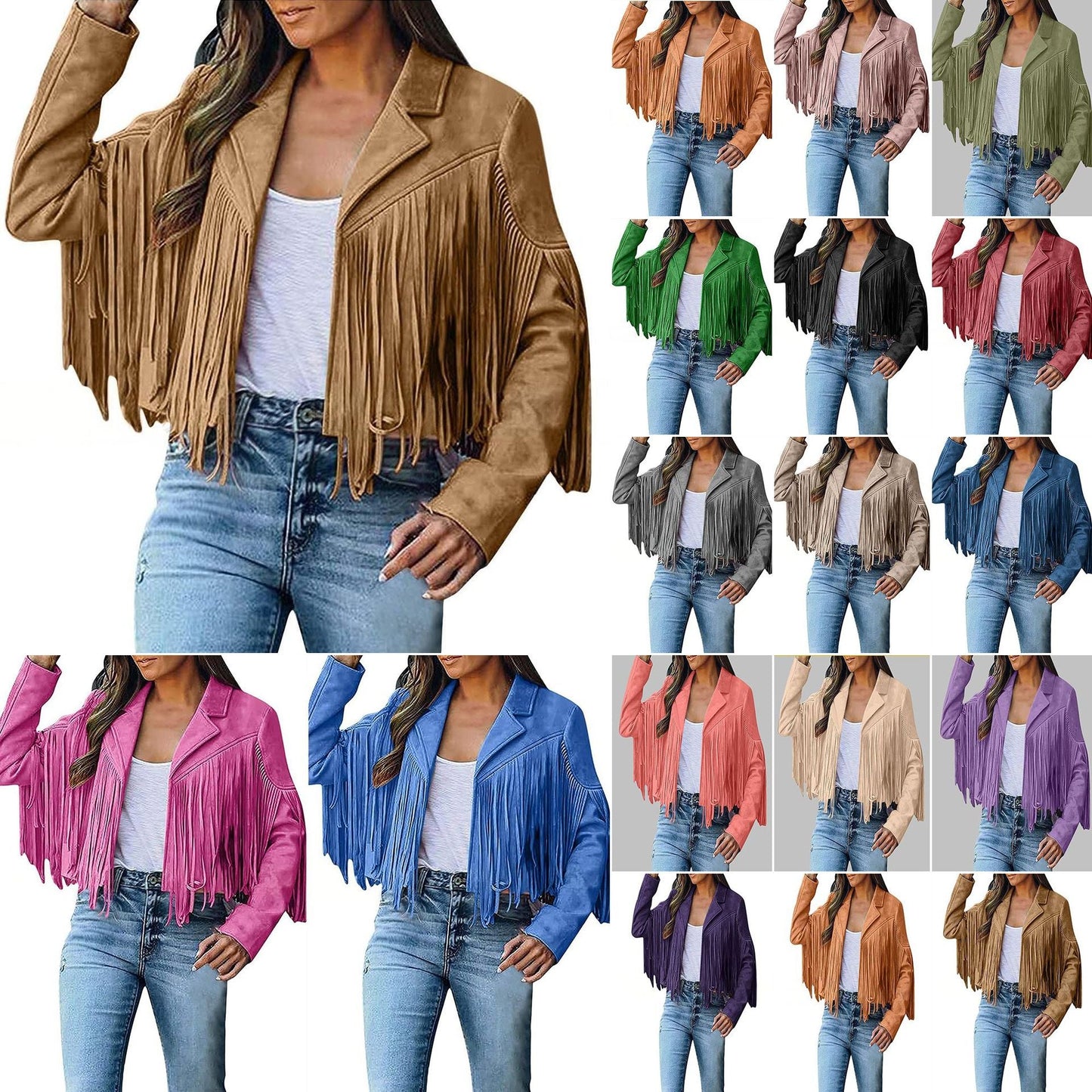European And American Women's Short Coat- Social Buzz eSIMs- {{Product type}}