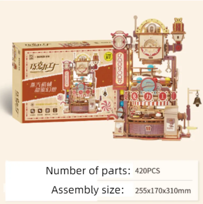 Sweet Factory 3D Handmade Puzzle Kit - n a - puzzle kit
