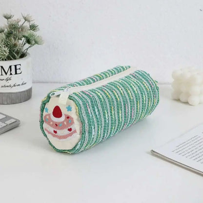 Large Capacity Soft Pencil Case green