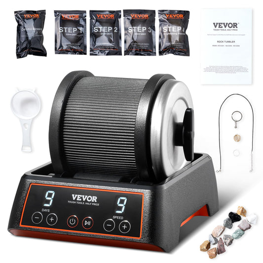 VEVOR Gem Master Rock Tumbler Kit - - rock tumbler