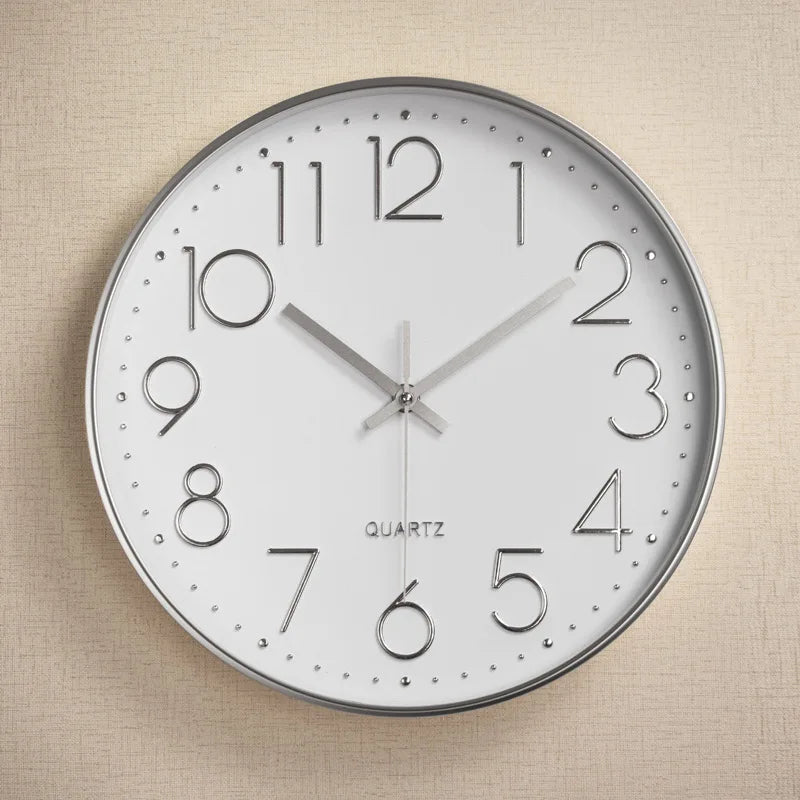 10 Inch Aesthetic Minimalist Large Mechanic Clock Wall