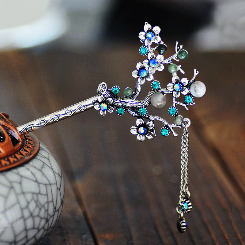 Chinese Style Vintage Hairpin with Branch Design - - hair clip
