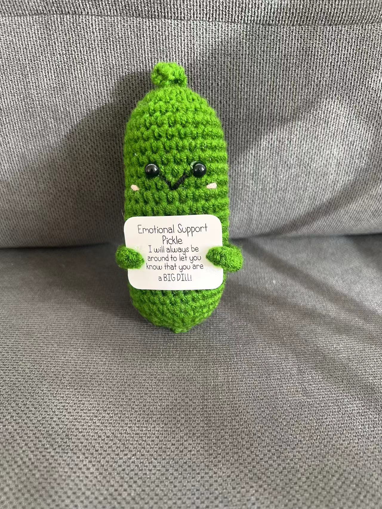 Charming Woven Cucumber Doll - Cucumber Doll 11cm - decor