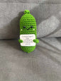 Charming Woven Cucumber Doll - Cucumber Doll 11cm - decor