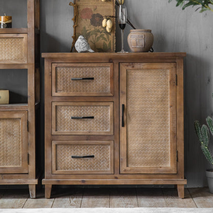 Antique Living Room Cabinets Wood Multifunctional Cabinet Chest of Drawers