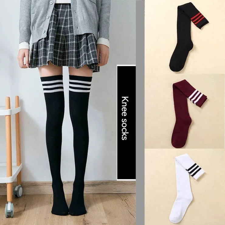 Women Thick High Stockings Over Knee High Socks Warm Knee Socks