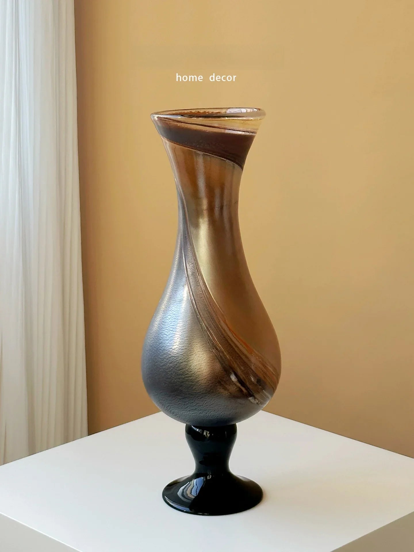 Luxury New Chinese Style Retro Glass Vase - - Vases