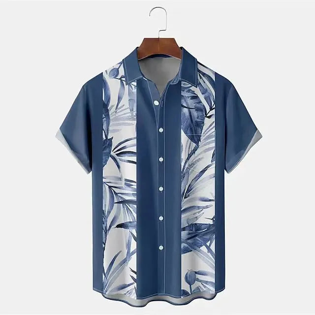 Solid Color Men's Shirt Long Sleeve Pineapple Plaid Shirt Men's Casual Shirt