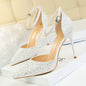 Sequin Stiletto High Heels