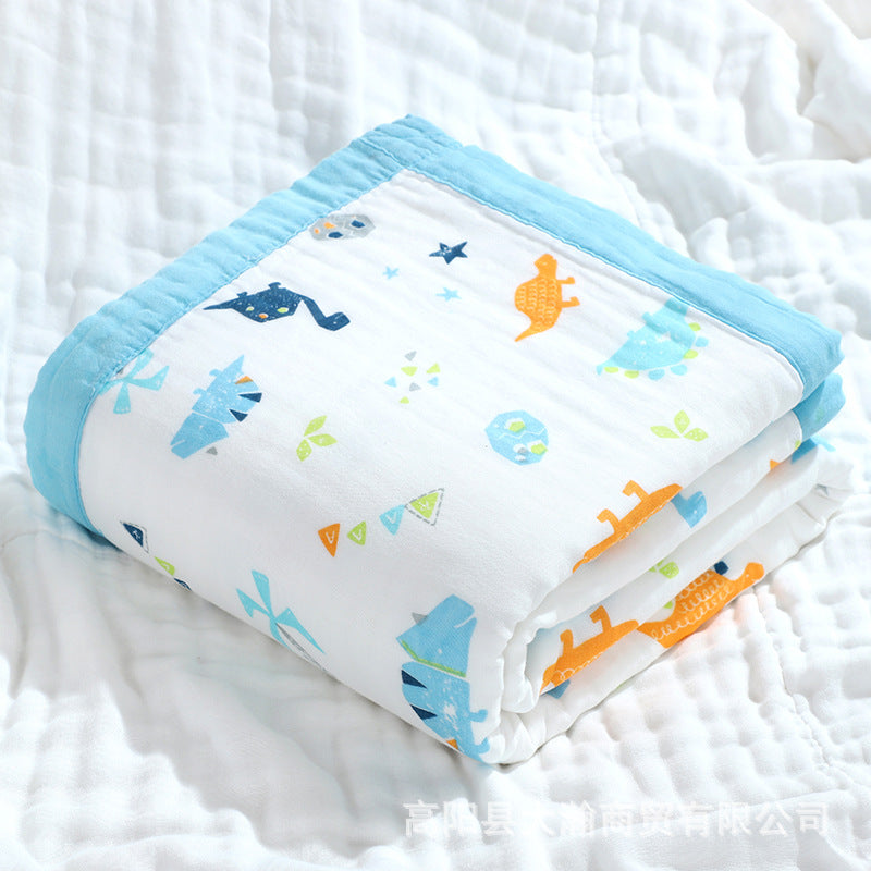 Cotton 6-Layer Unicorn Baby Swaddle Blanket - - blanket
