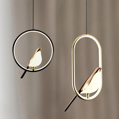 Modern Magpie Hanging Lamp Nordic LED Pendant Lights