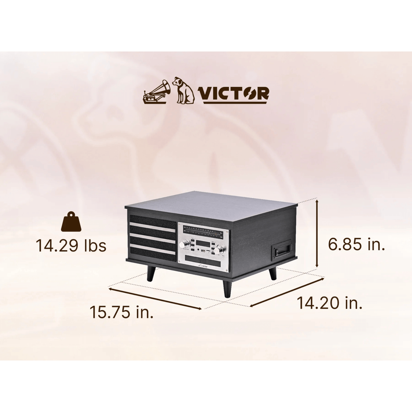 Victor Monroe 8-in-1 Music Center- Jupiter Gear Home- {{Product type}}