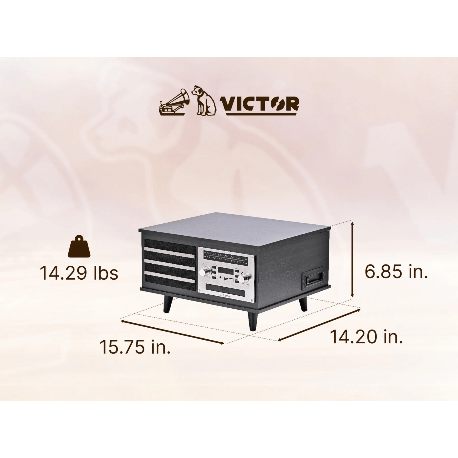 Victor Monroe 8-in-1 Music Center- Jupiter Gear Home- {{Product type}}