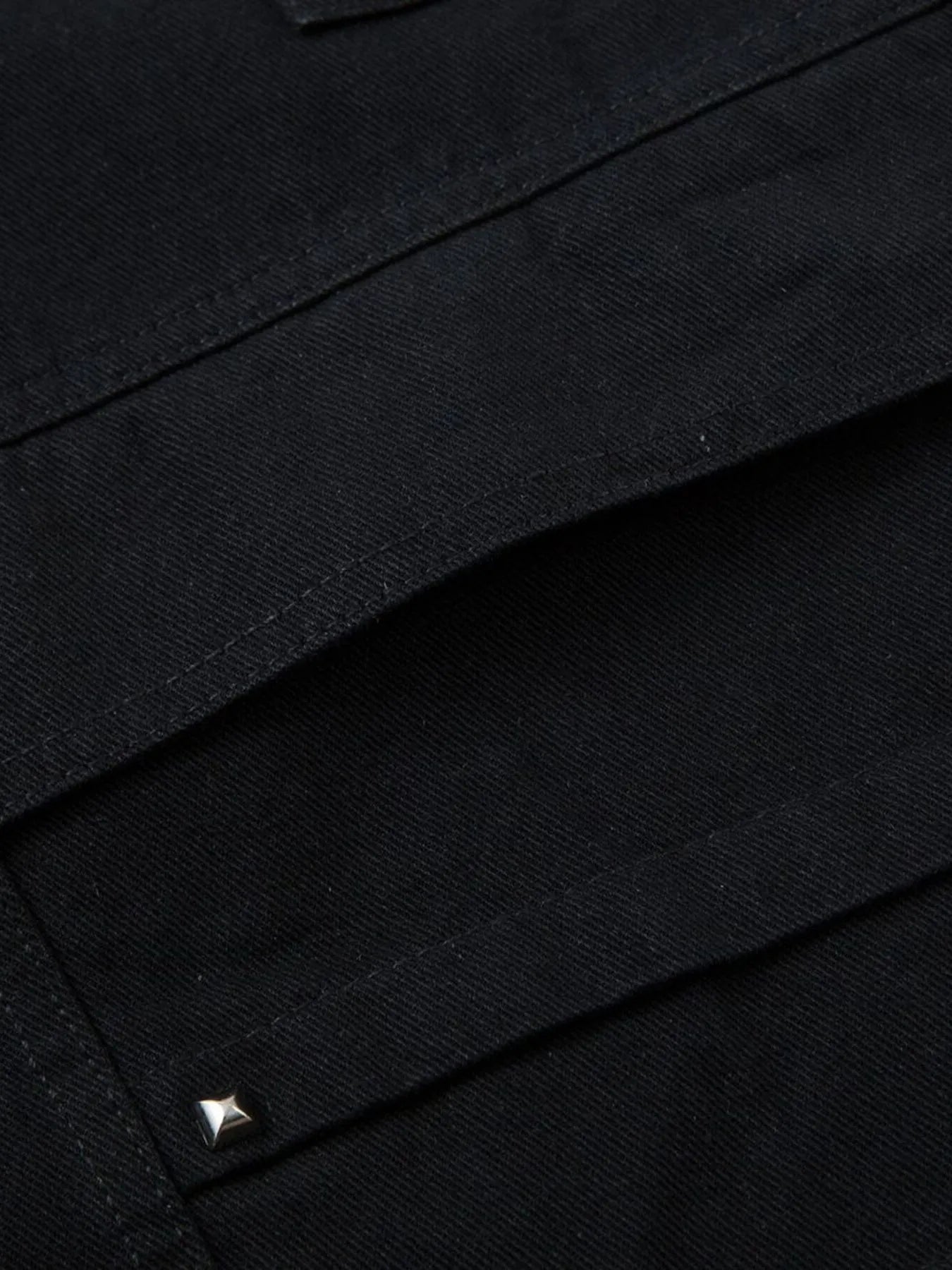 Men's Wide Leg Cargo Jeans - -