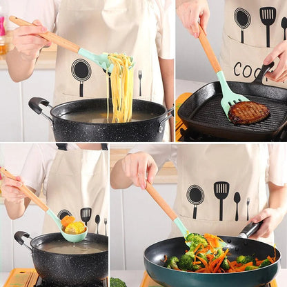 Non Stick Pot Spatula And Spoon Kia Day Design