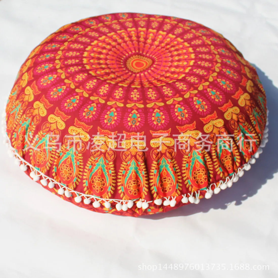 32 Inch Large Meditation Pouf Round Floor Cushion Memory Foam Circle