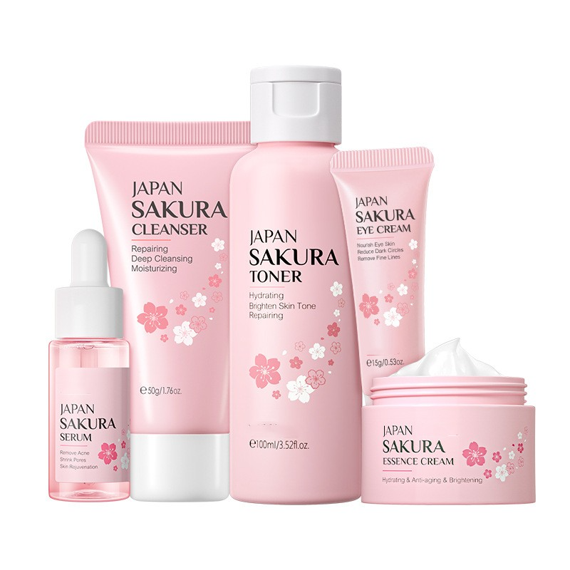 Sakura Moisturizing Face Cream Skin Care Kit - - skin care kit