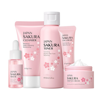 Sakura Moisturizing Face Cream Skin Care Kit - - skin care kit