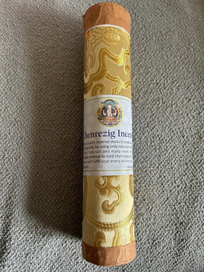 Authentic Nepal Handmade Herbal Incense Sticks (Tibetan Style) - Guanyin (Compassion) - Altar and Meditation Tools