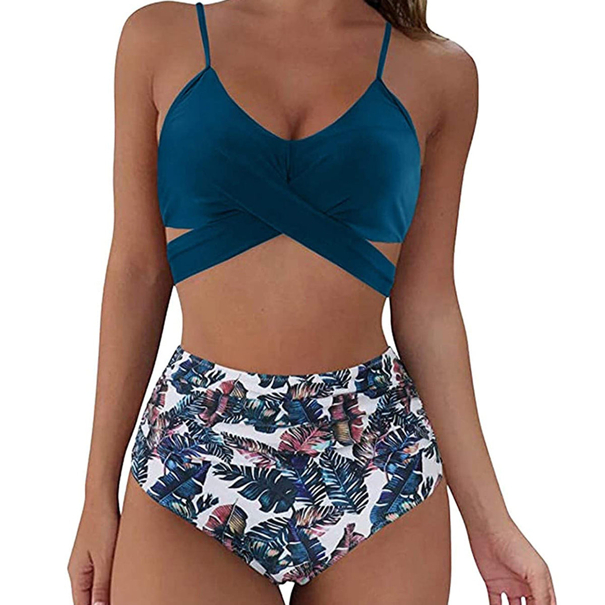 Summer  Floral Bikinis Print Swimwear Push Up Bikini