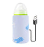 Portable USB Baby Bottle Warmer Bag White