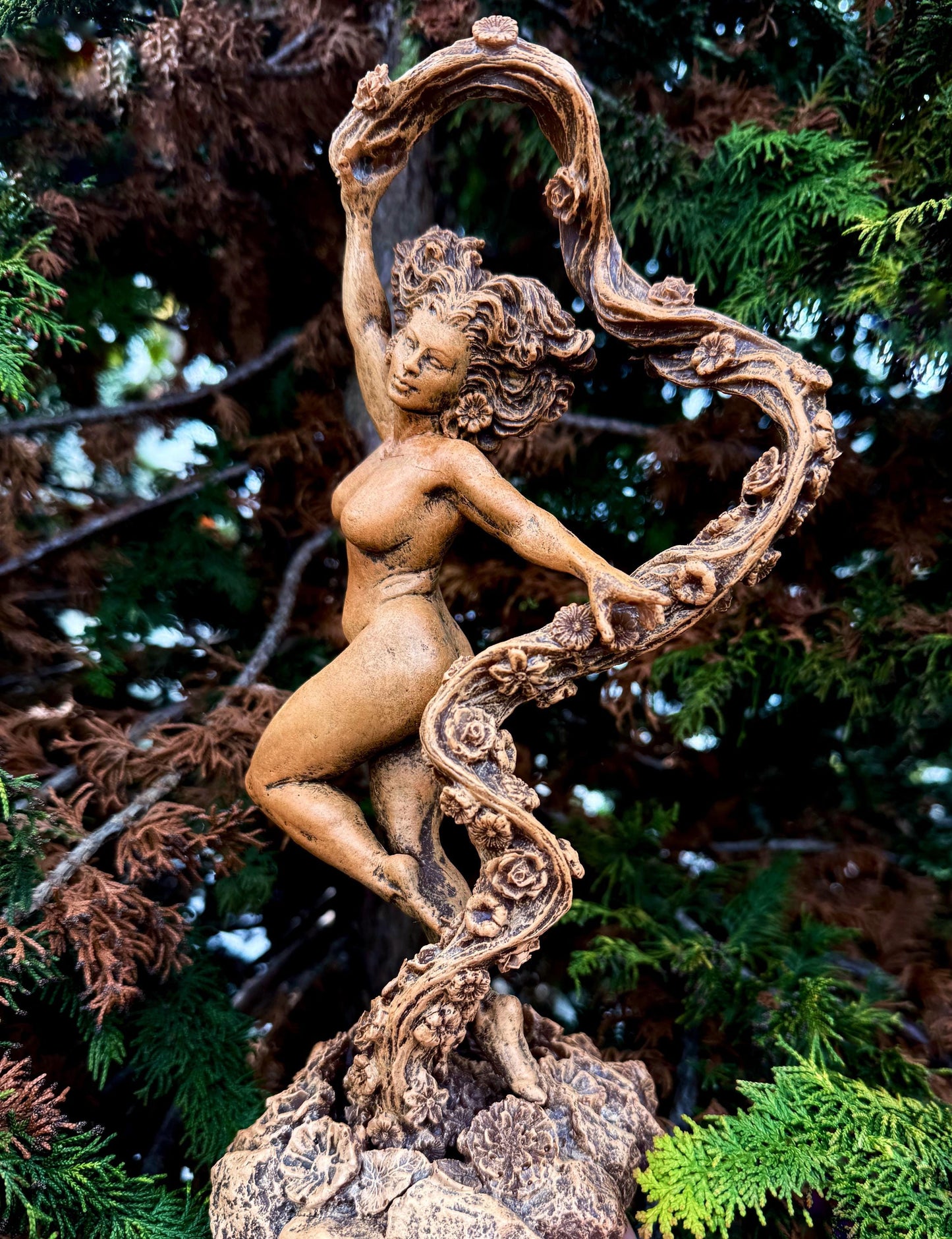 Gaia Statue: Goddess of the Earth | Mythological Gods Figurine | Myths and Legends Statue |Statue for Nature and Fantasy Art Lover Decor - -