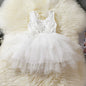 Summer Patchwork Halter Dress for Girls - white 110 - dress