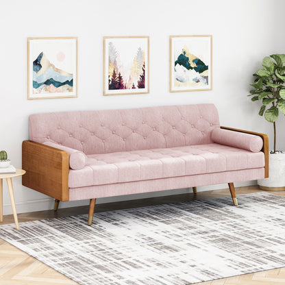 Aidan - Mid Century Modern Tufted Fabric Sofa- Unique Piece Furniture- {{Product type}}