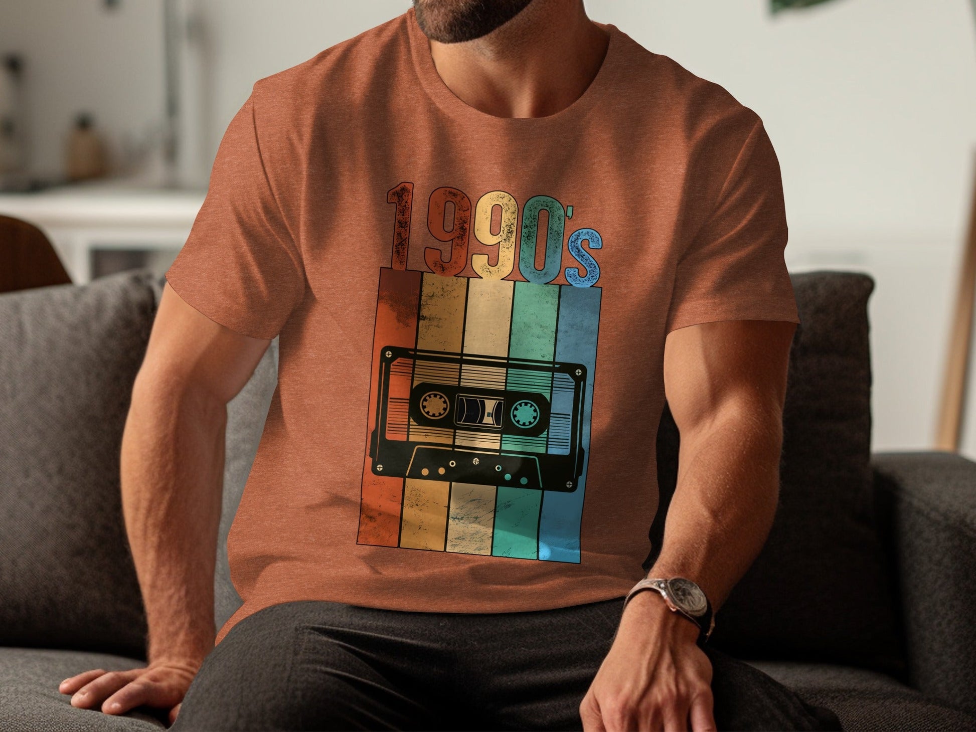 Vintage Cassette Tape with 1990s Design Retro T-Shirt- Cloud 16 Clothing Co.- {{Product type}}