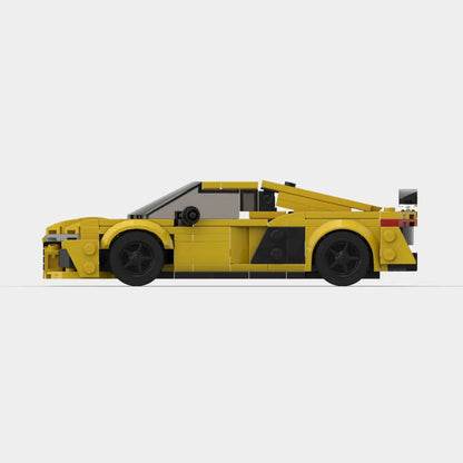 Supercar R8 Racer Brick Car Toys Kia Day Design
