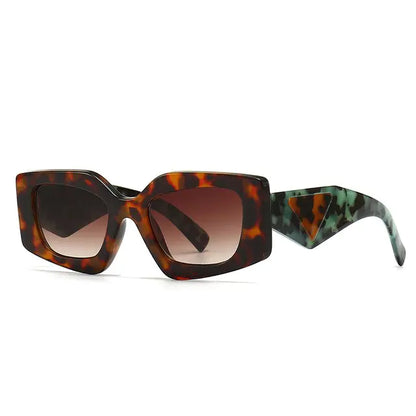 Retro Rectangular Cat Eye Sunglasses - Kia Day Design