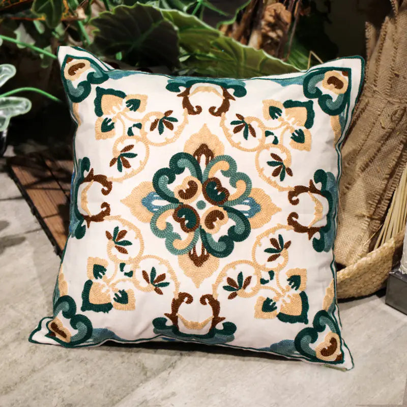 American Cotton Decorative Pillow Cover for Sofa Kia Day Design