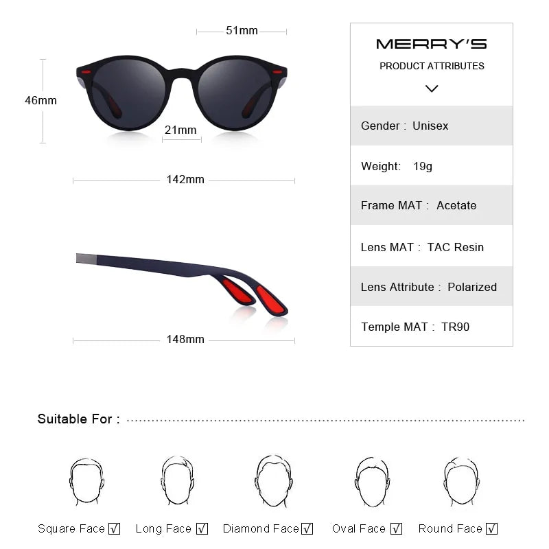 Retro Polarized Sunglasses