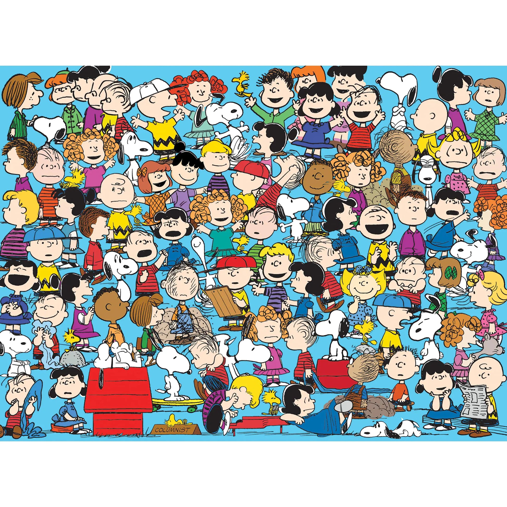 RoseArt - Peanuts - Peanuts Cast of Characters - 300 Piece Jigsaw Puzzle - Peanuts Cast of Characters - puzzle