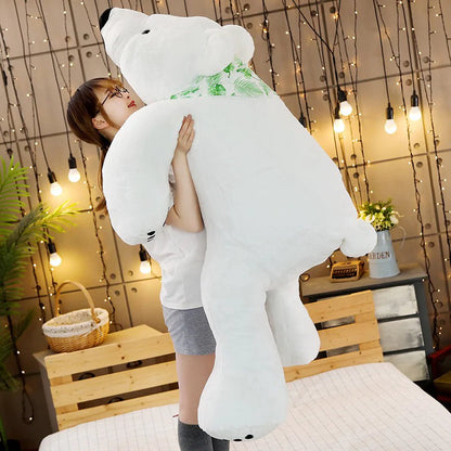 Giant Polar Bear Plush Toy Kia Day Design